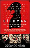 Klicke auf die Grafik fr eine grere Ansicht 

Name:	Birdman_poster.jpg 
Hits:	174 
Gre:	43,4 KB 
ID:	21901